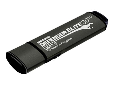 Kanguru Encrypted Defender Elite30 128GB USB 3.2 Gen 1 USB stick Sort