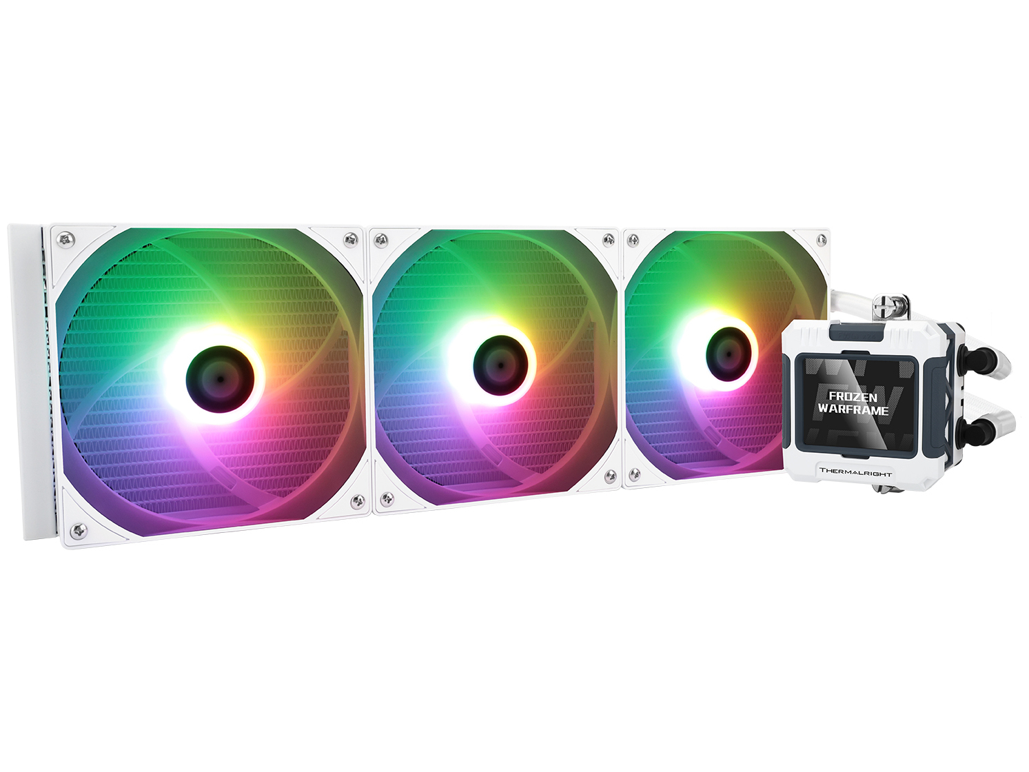 Thermalright Frozen Warframe 420 WHITE ARGB Processors flydende kølesystem 1-pack Hvid 140 mm