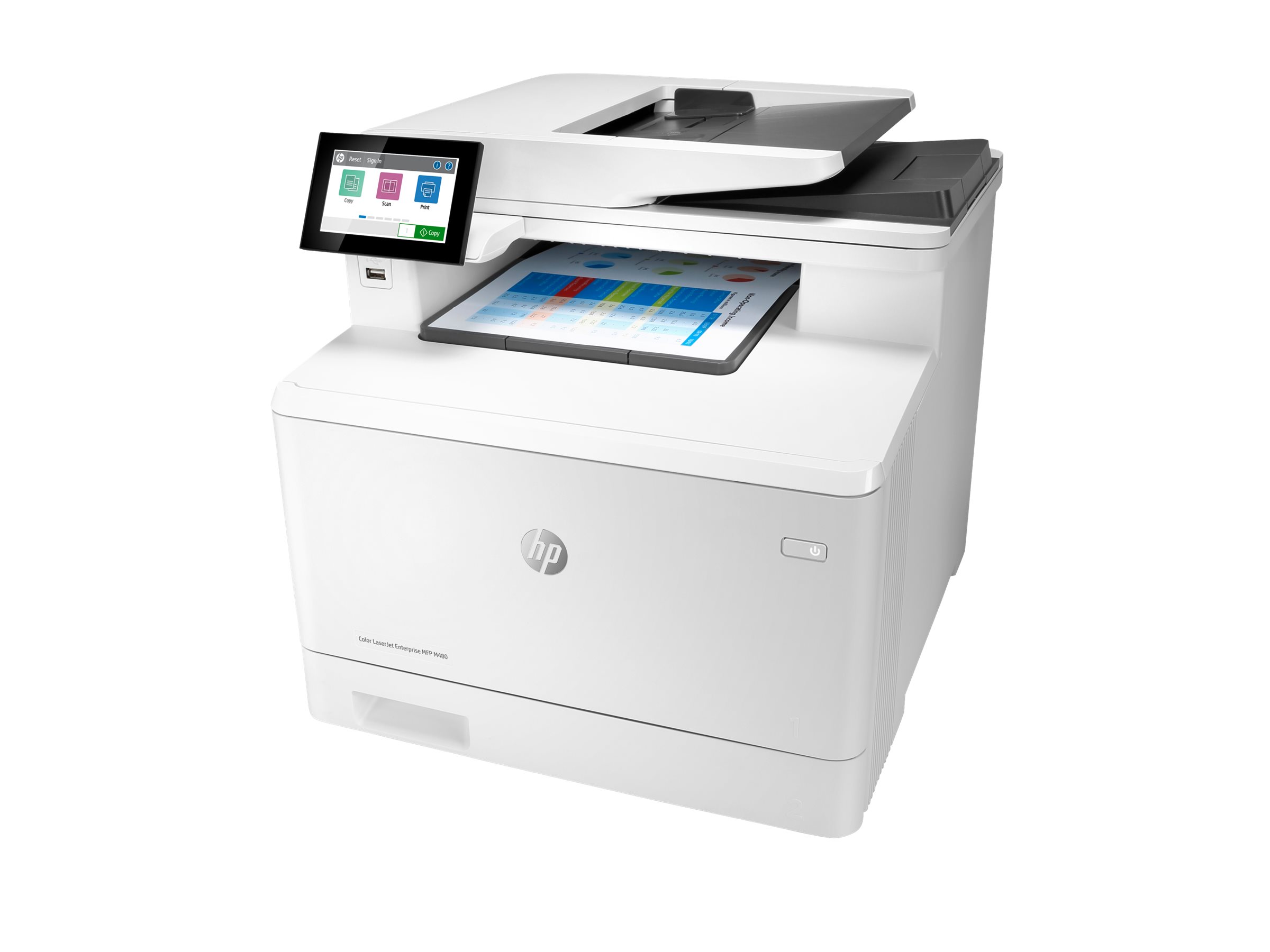 HP LaserJet Enterprise MFP M480F Color Laser All in One Multifunktion - Farve - Laser