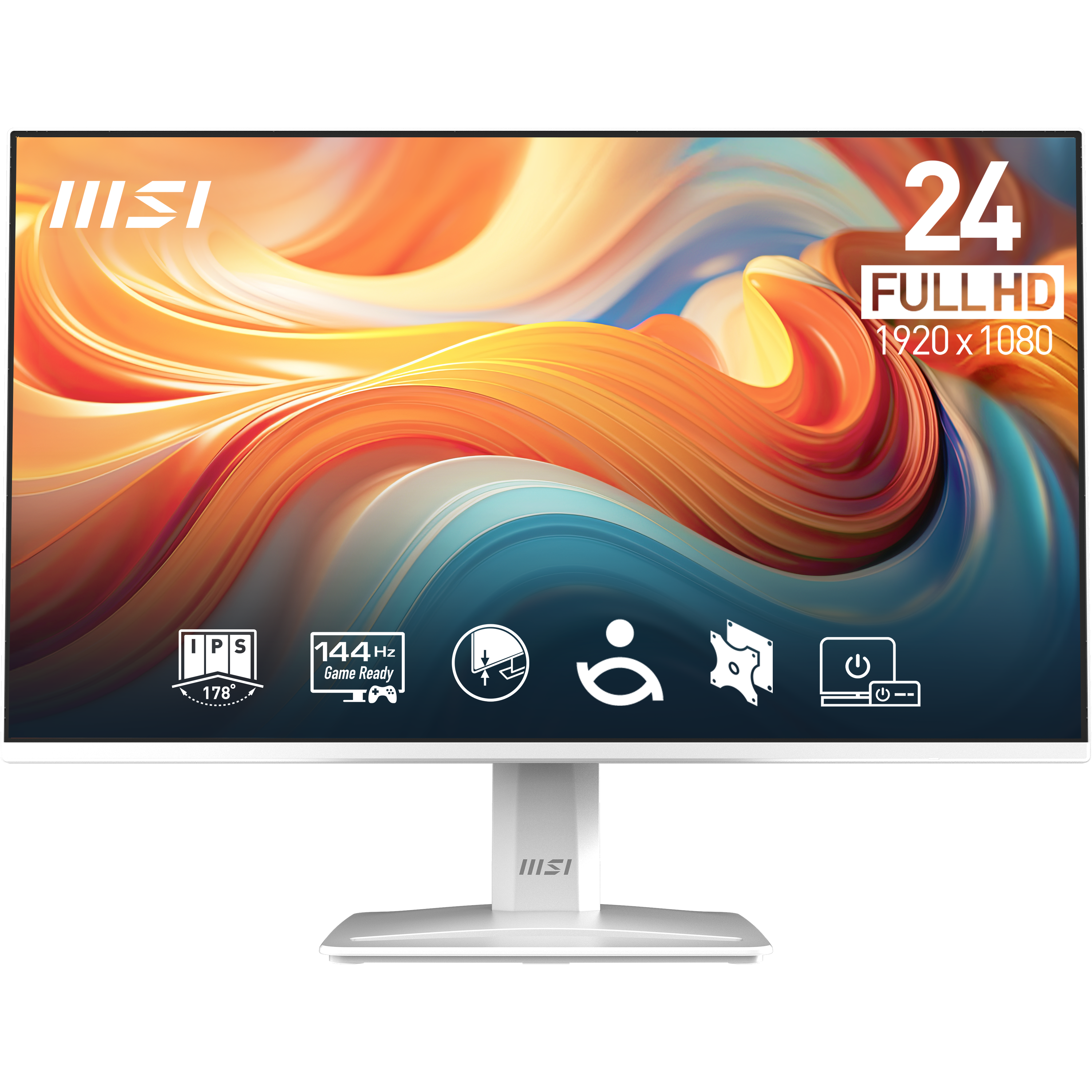 MSI Pro MP243W E14 23.8" IPS 1920 x 1080 (Full HD) HDMI DisplayPort 144 Hz