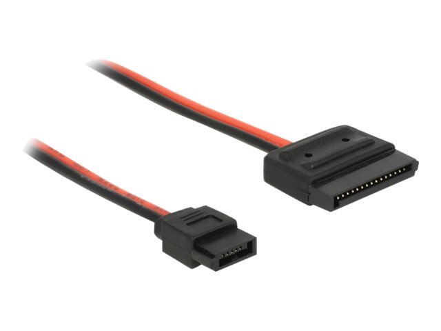 Delock - Strømkabel - SATA strøm (R) til Slimline SATA strøm (R) - 24 cm