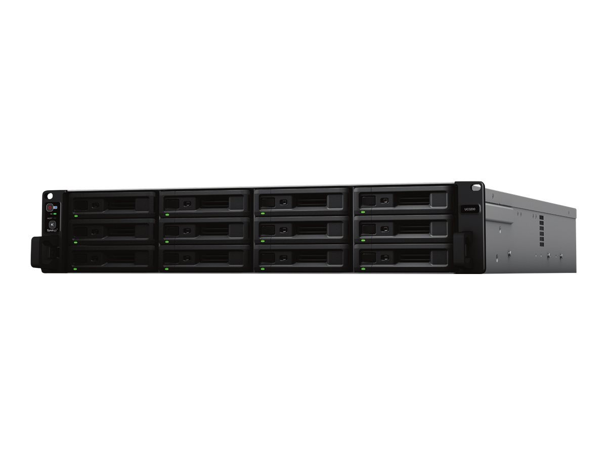 Synology Unified Controller UC3200 - Harddisk-array - 12 bays (SAS) - SAS (ekstern) - rackversion - 2U