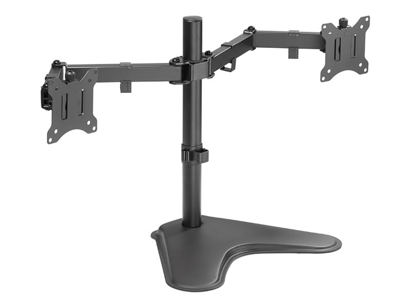LogiLink Dual monitor stand 17-32" steel arm length: each 390 mm