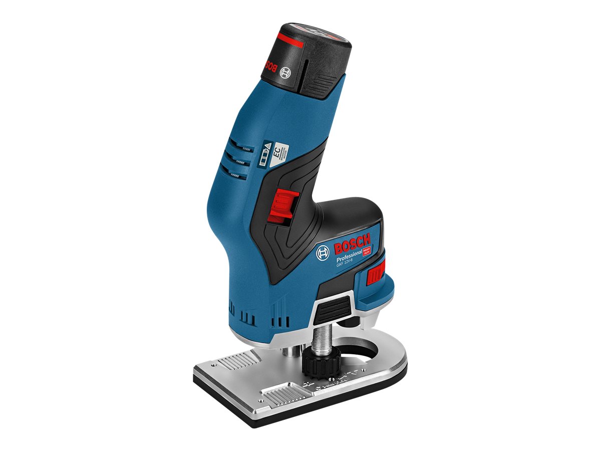 Bosch GKF 12V-8 Professional Håndfladerouter 10.8 - 12V Uden batteri Batteri og lader ikke inkluderet