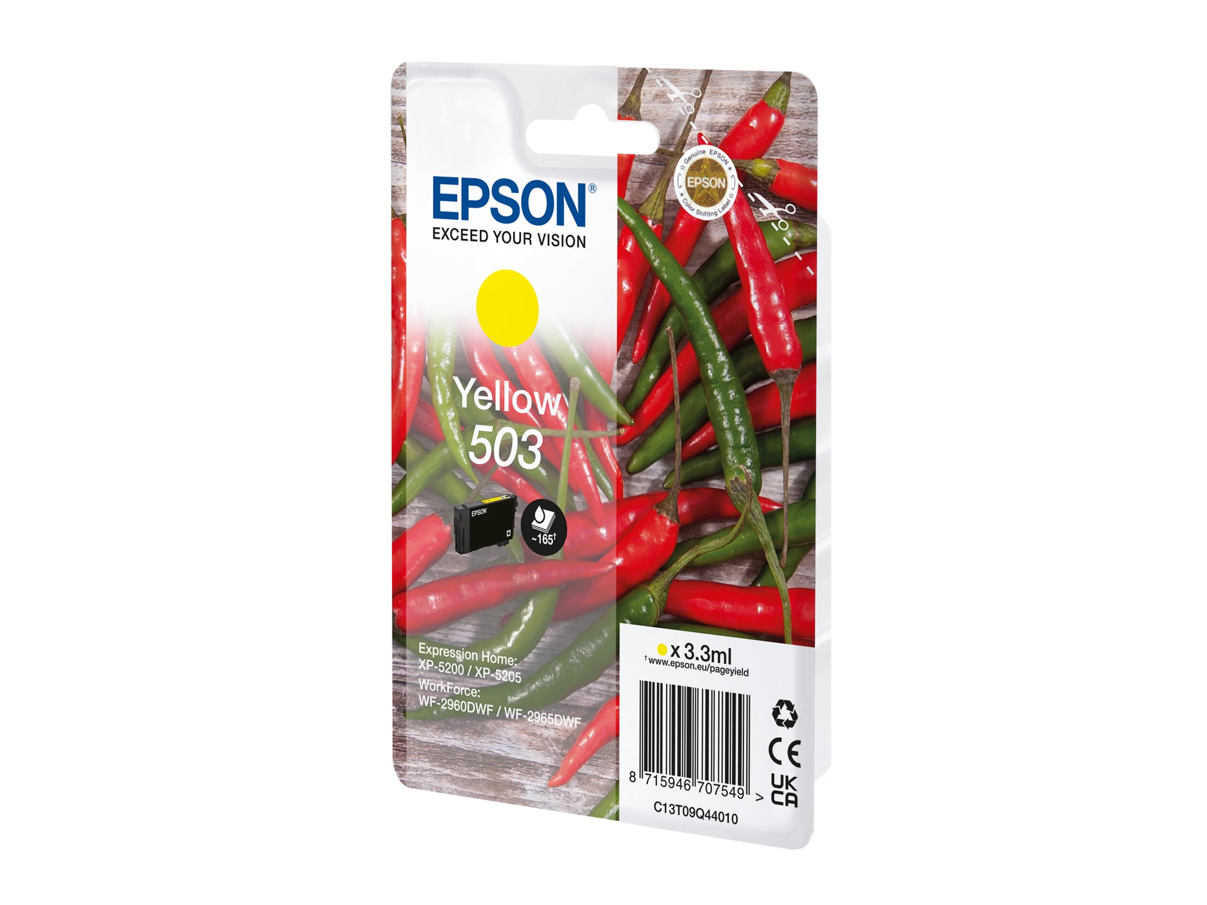 Epson 503 - yellow - original - ink cartridge
