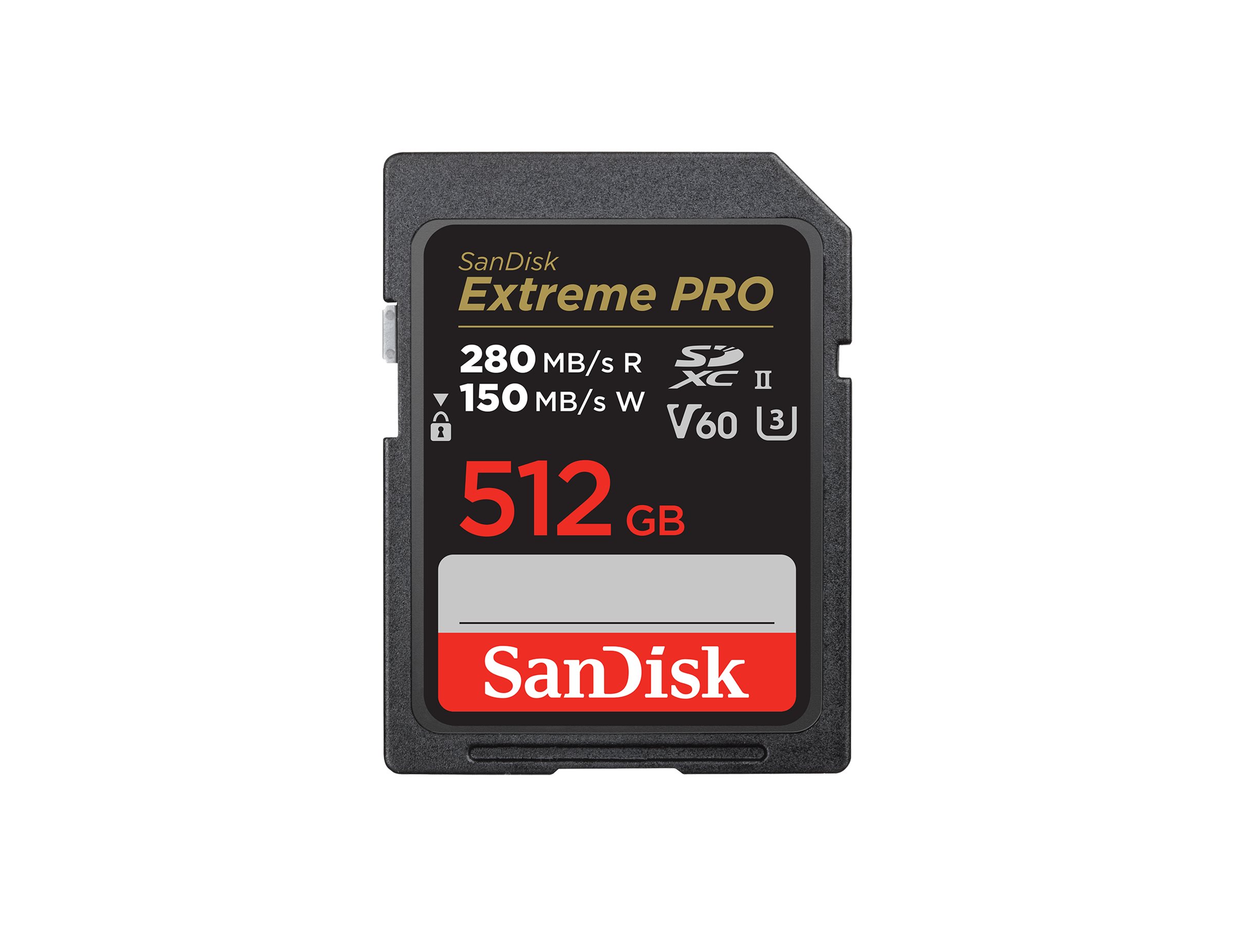 SanDisk Extreme Pro SDXC UHS-II Memory Card 512GB 280MB/s