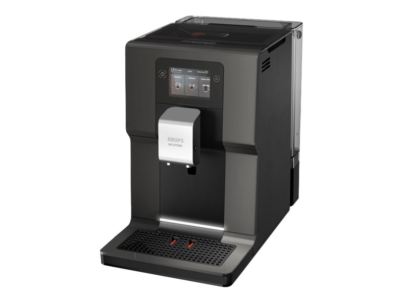 Krups Intuition Preference EA872B10 - Automatisk kaffemaskine med mælkeskummer - 15 bar - antracit