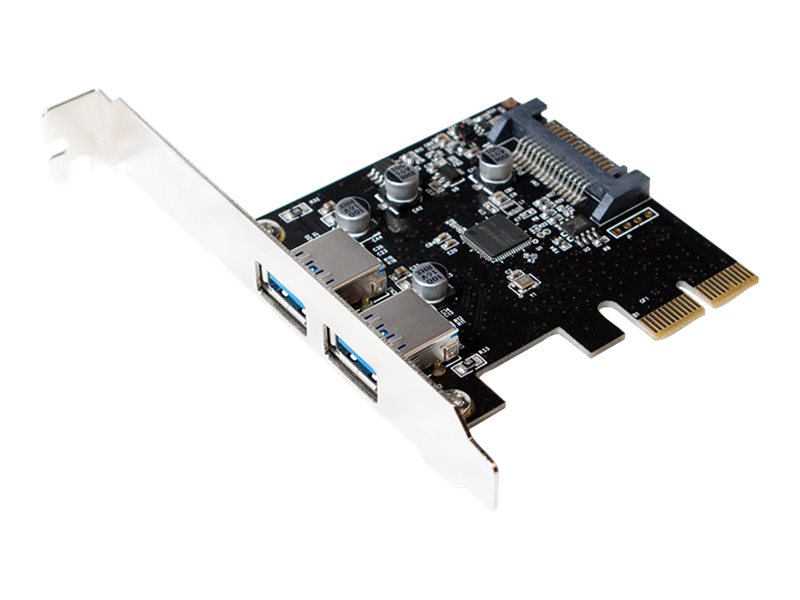 LogiLink PC0080, PCIe, USB 3.2 Gen 1 (3.1 Gen 1), 10 Gbit/sek., 120 mm, 73 mm, 20 mm