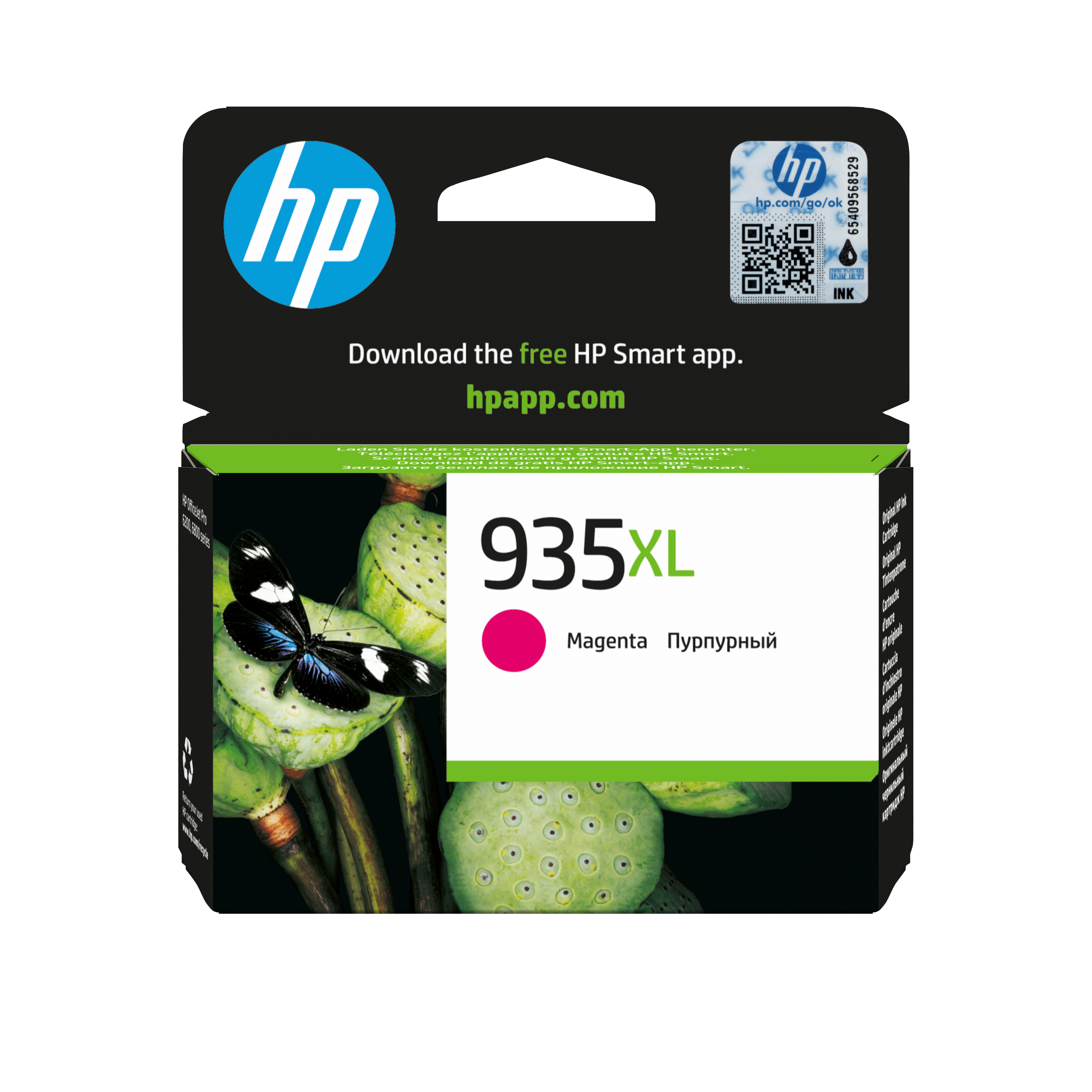 HP 935XL Magenta 825 sider Blæk C2P25AE billede