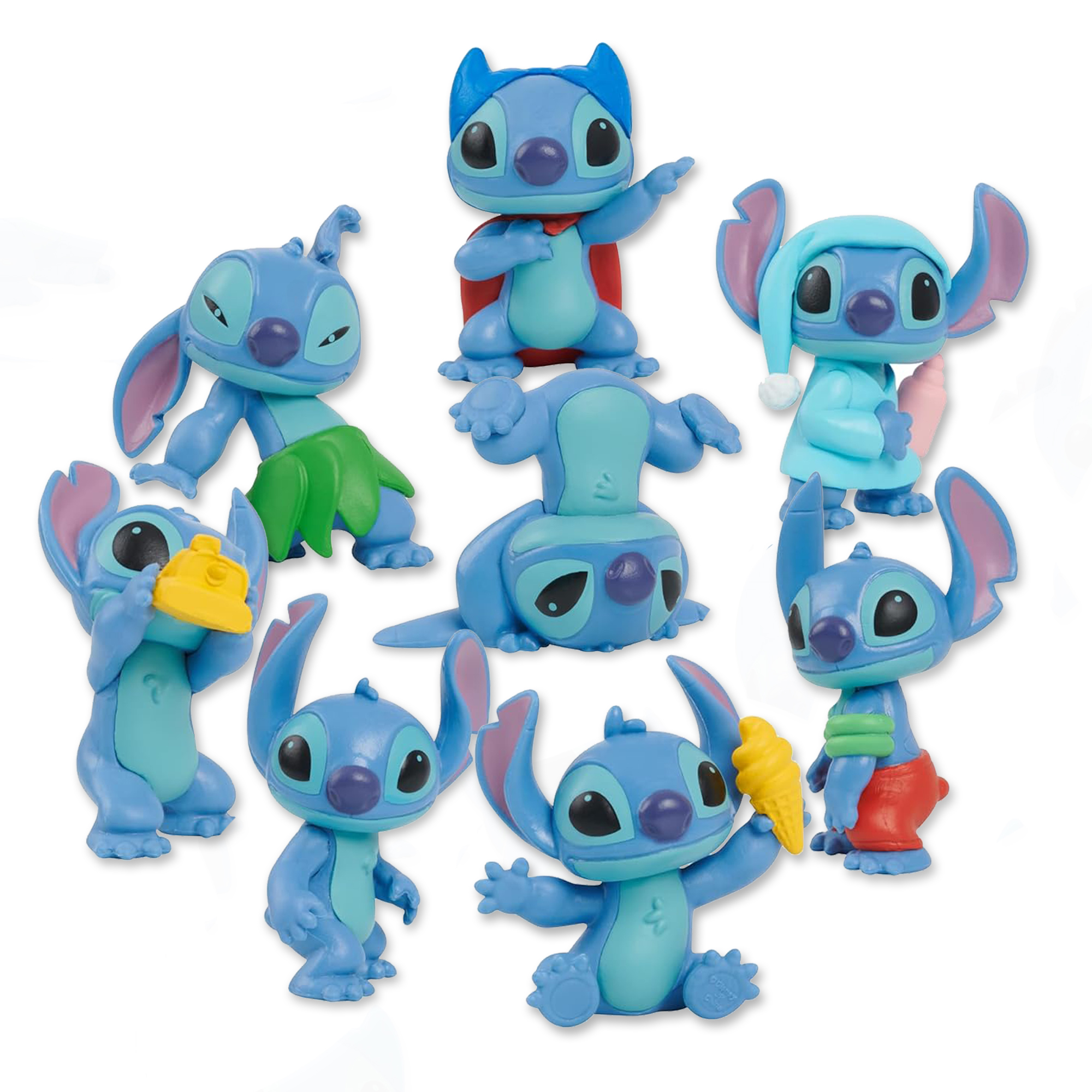 Disney Stitch figursæt 8-pak 7 cm