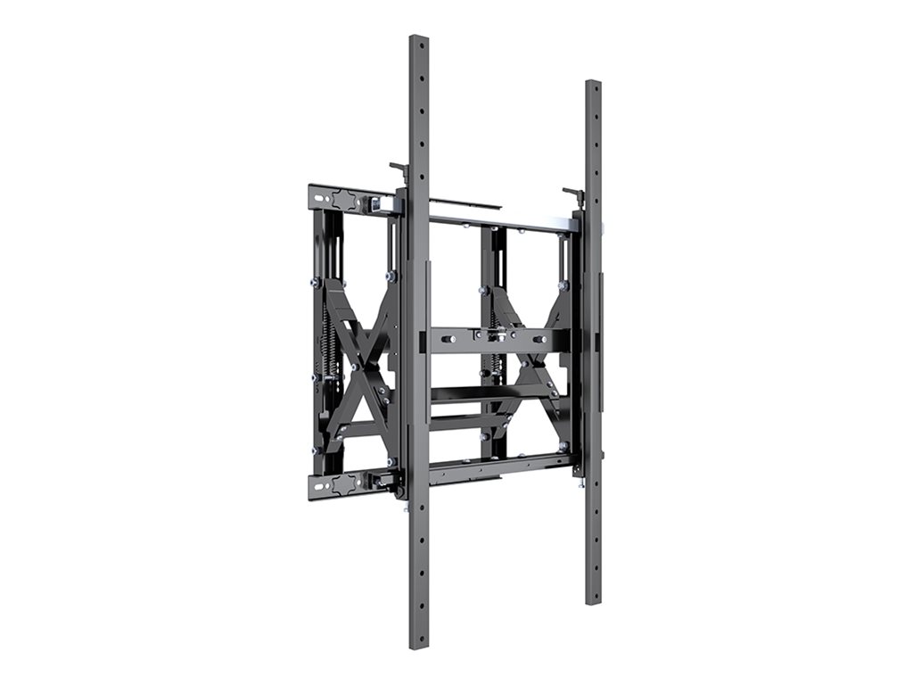 Multibrackets M Public Video Wall Mount Push Max 90kg Jern Monteringspakke 50"-95" Fladt panel