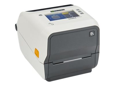 Zebra ZD621t-HC - Etiketprinter - termo transfer - Rulle (11,8 cm) - 300 dpi - op til 152 mm/sek. - USB 2.0, LAN, seriel, USB vært - hvid