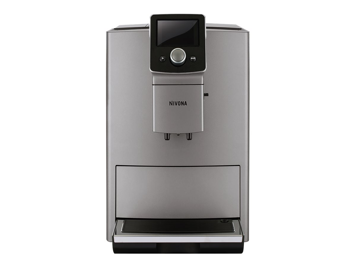 NIVONA Cafe Romatica 8 Series NICR 821 - Automatisk kaffemaskine med mælkeskummer - 15 bar - titanium/krom