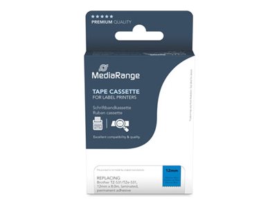 MediaRange Mærkattape Rulle (1,2 cm x 8 m) 1kassette(r) billede
