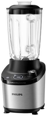 Philips 7000 Series HR3760 - Blender - 1.8 liter - 1500 W - sort/metallisk