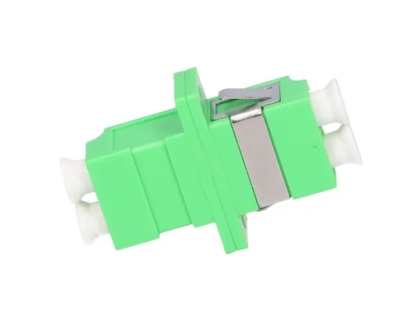 Extralink ADAPTER LC/APC SM DUPLEX - Adapter, LC/APC, Ubelagt, Grøn, Enkeltilstand, Plast, Keramisk