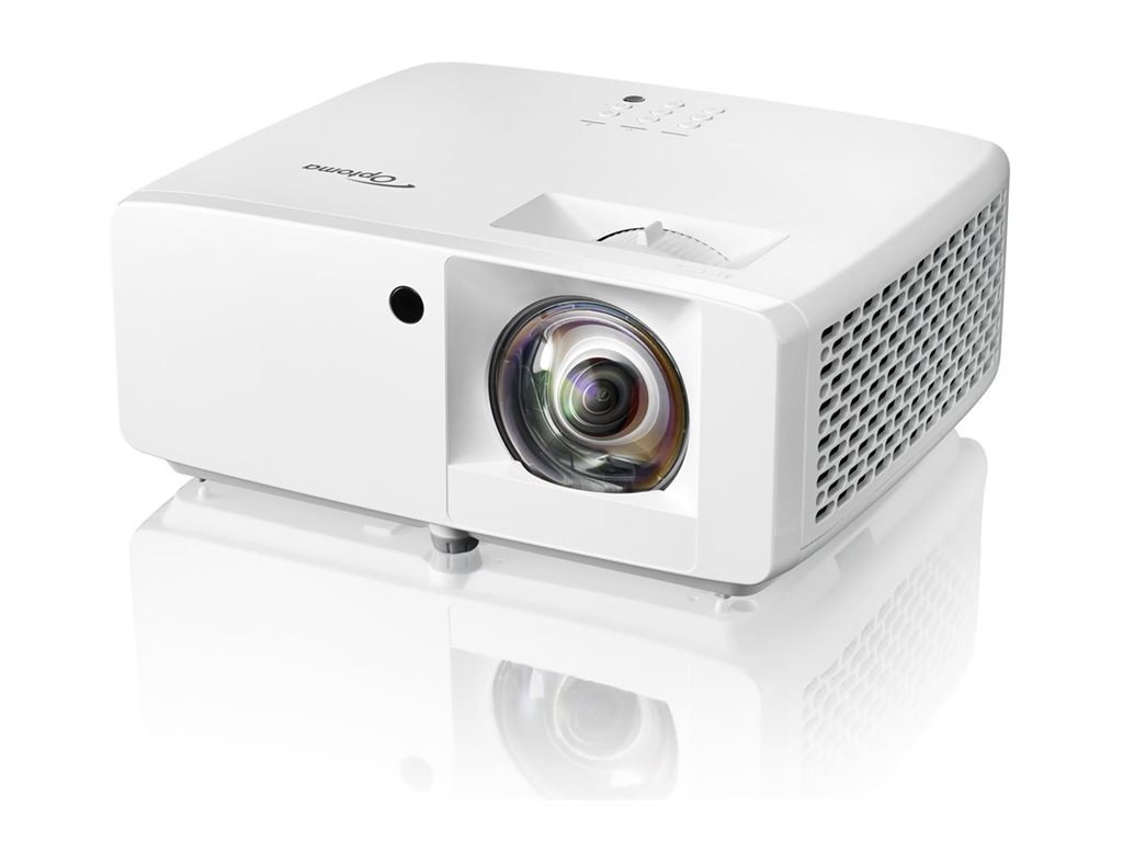 Optoma Zw350st Dataprojekter Projektor Med Kort Projiceringsafstand 3600 Ansi Lumens Dlp Wxga (1280x800) 3d Hvid