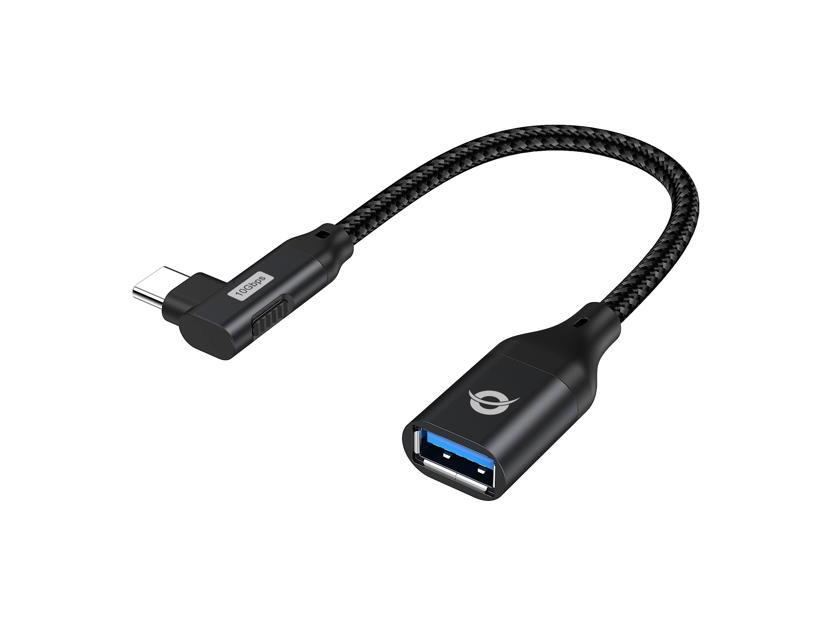 Conceptronic USB 3.2 Gen 2 USB-kabel 20cm Sort