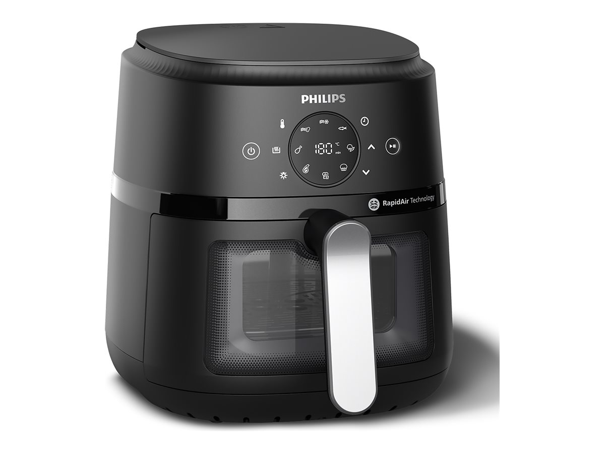 Philips 2000 Series NA221 - Varmluftsrister - 4.2 liter - 1.5 kW - sort/ sølv