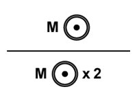 in-akustik Premium Audio Audiokabel 2m Blå Sølv