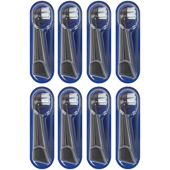 Braun Oral-B iO Gentle Clean 8-pack, black brush heads, for sensitive areas and healthier gums