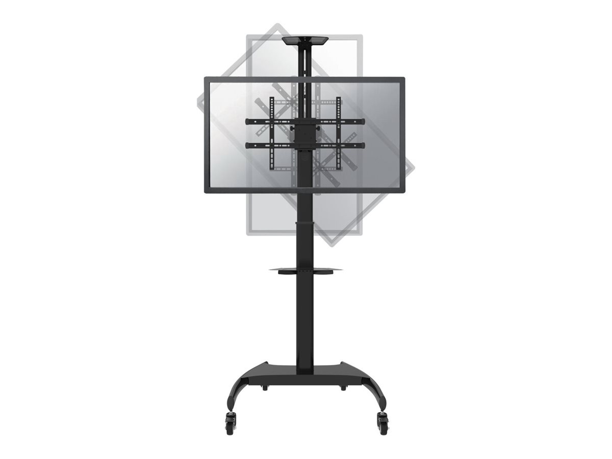 Neomounts PLASMA-M1900E - Vogn med hjul - for fladt panel/AV-udstyr - sort - skærmstørrelse: 37-70