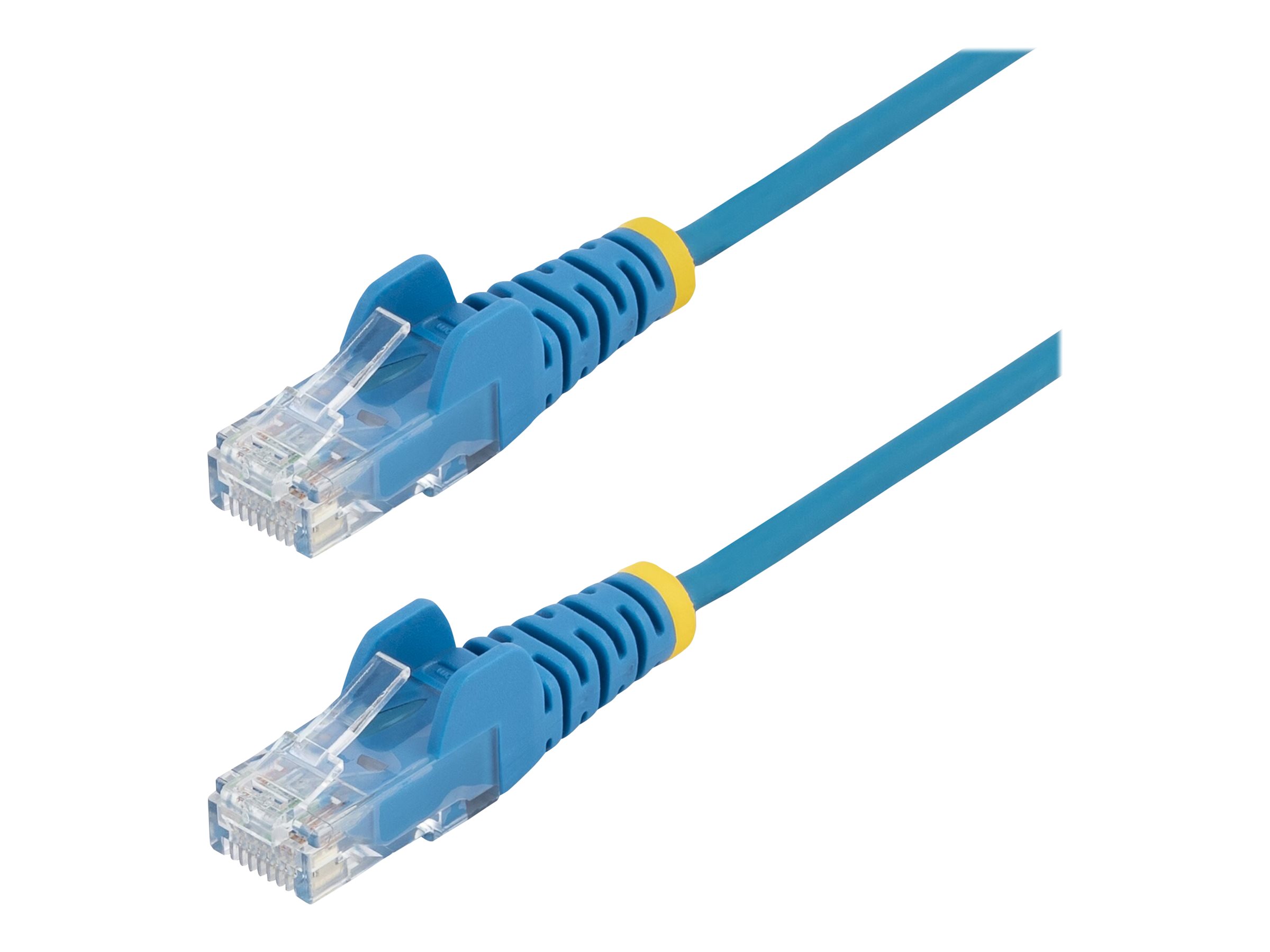 StarTech.com 2m CAT6 Cable - Blue Slim CAT6 Patch Cord - Snagless - LSZH CAT 6 2m Patchkabel Blå