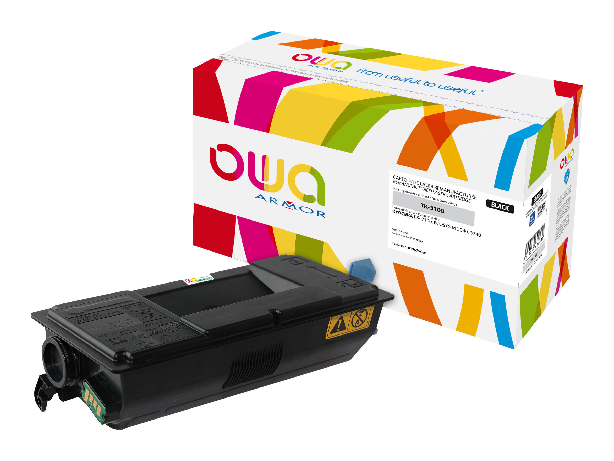 OWA Sort 12500 sider