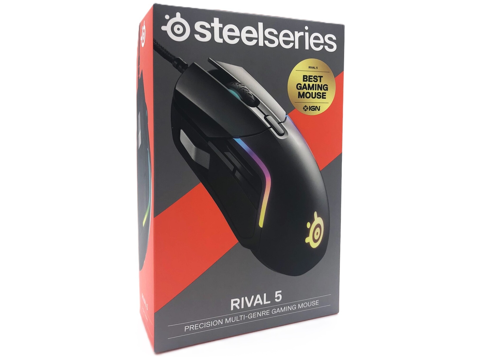 SteelSeries Rival 5 - Gaming Mus - Optisk - 9 knapper - Sort