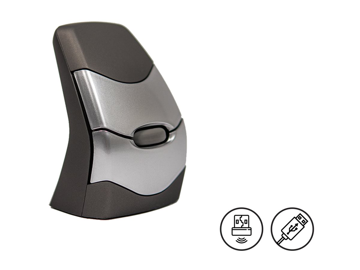 BakkerElkhuizen DXT 2 præcisionsmus - ergonomisk, vertikal, USB