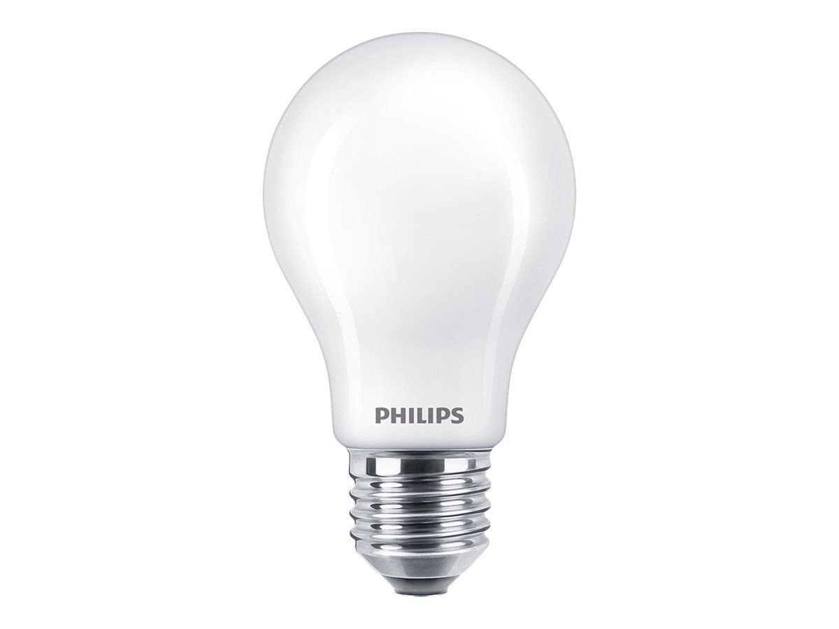 Philips LED pære Classic Standard 7,2W/922-927 (75W) mat WarmGlow dæmpbar E27