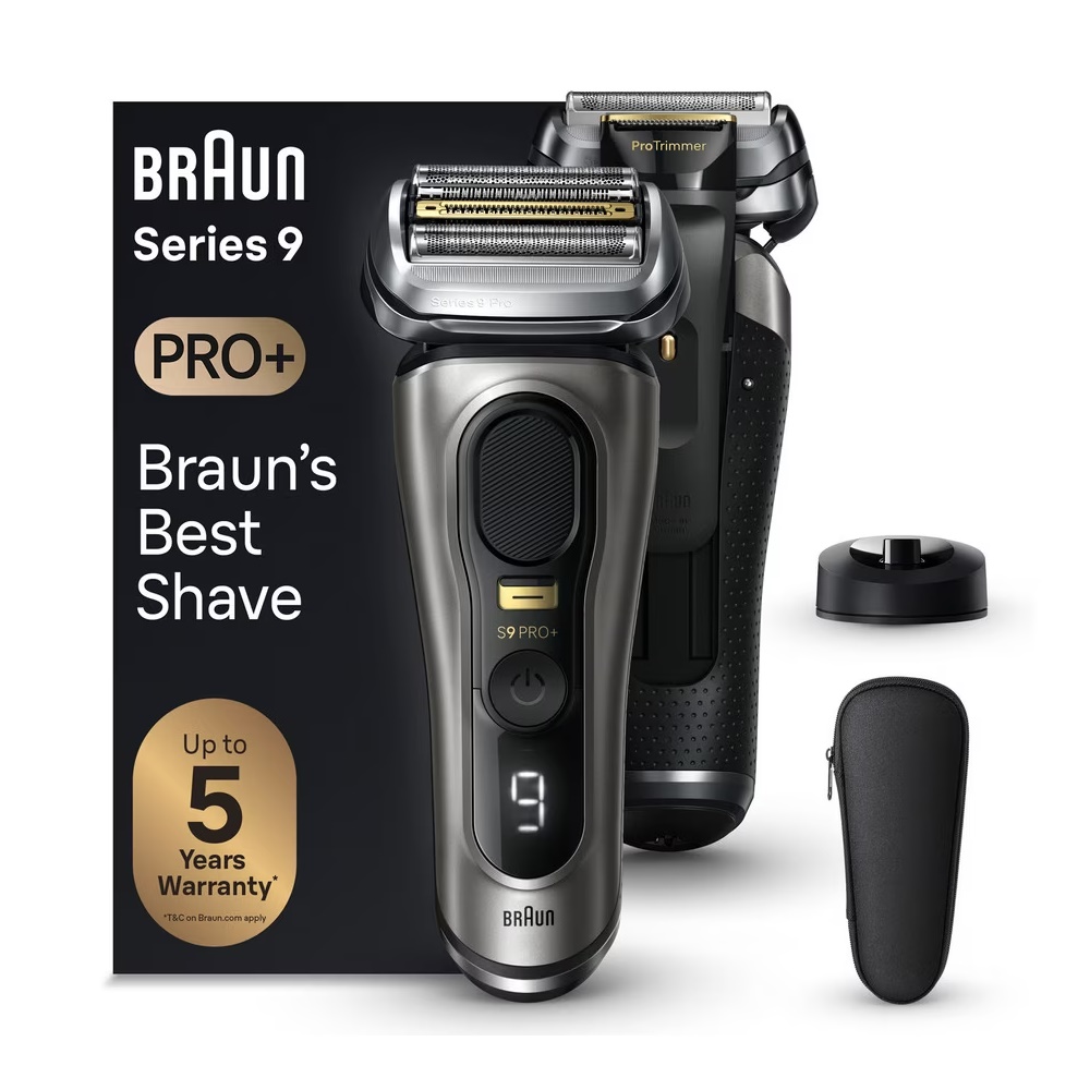 Braun Series 9 Pro+ 9515s Shaver Nobelt metal