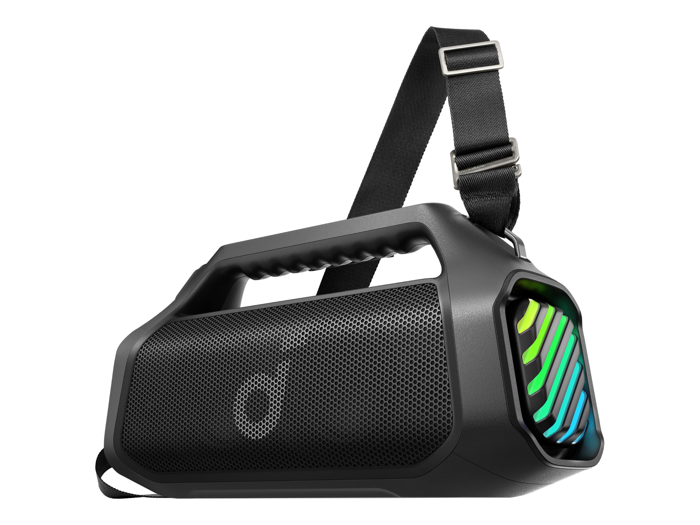 Soundcore Boom 2 Pro - Højttaler - til transportabel brug - trådløs - Bluetooth - App-kontrolleret - 140 Watt - 2-vejs - sort