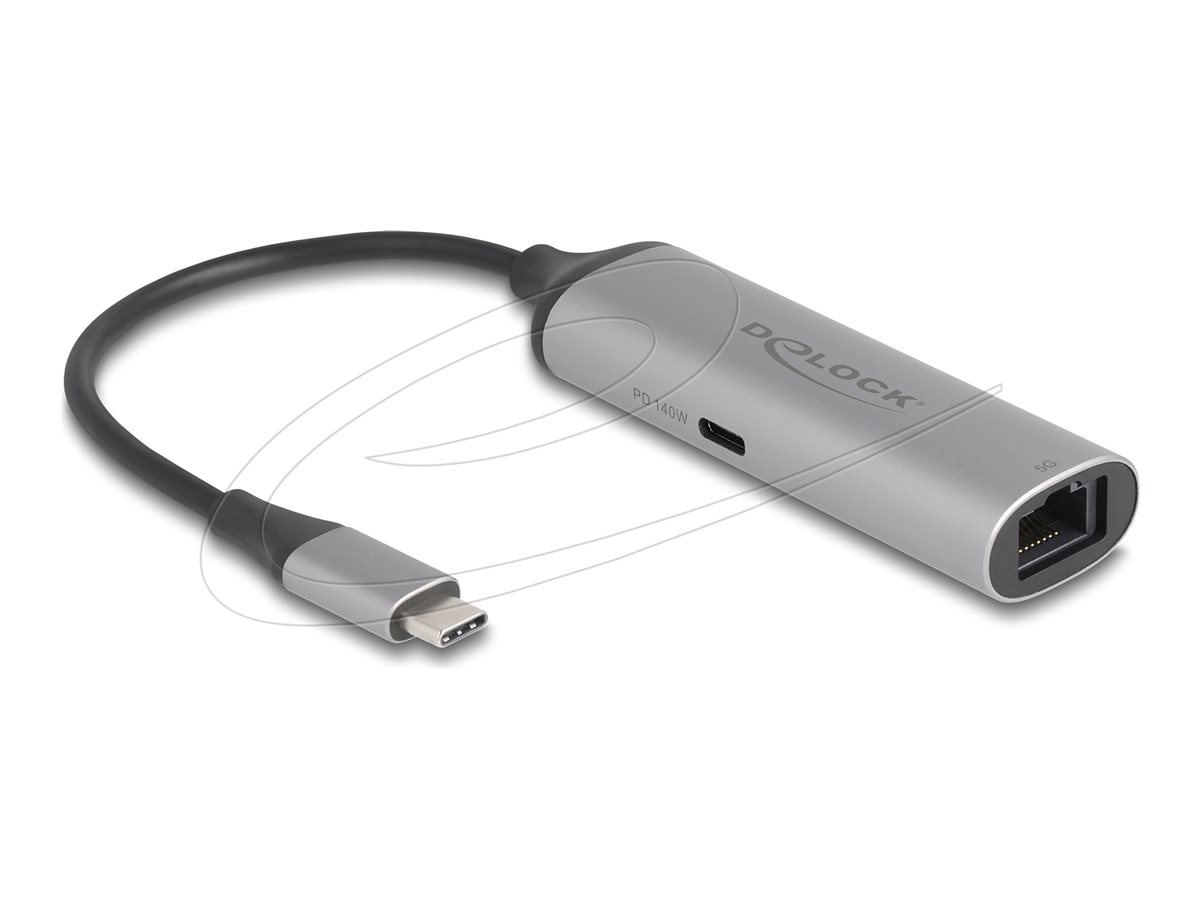 DeLock Netværksadapter USB 3.1 Gen 2 5Gbps Kablet