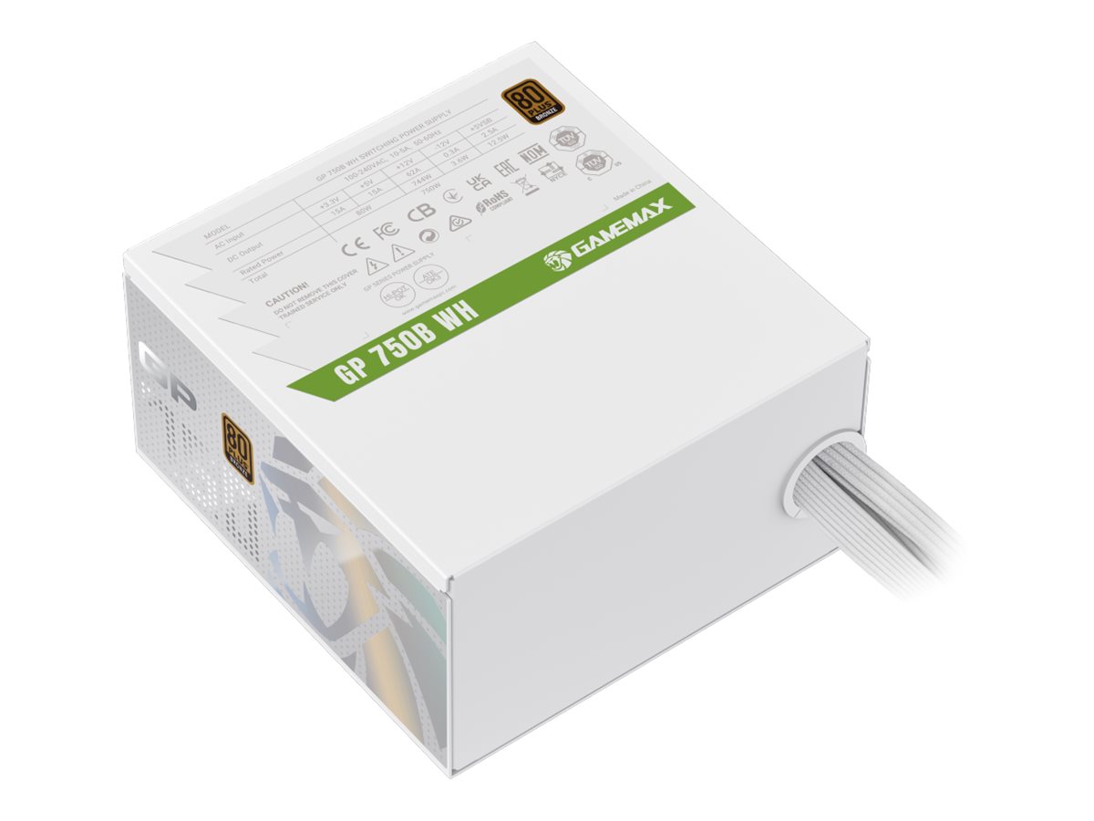 GameMax GP Performance GP 750B WH Strømforsyning 750Watt