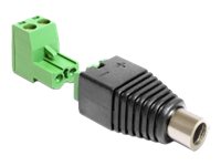 Delock Adapter DC 2.1 x 5.5 mm male > Terminal Block Strømforsyningsadapter