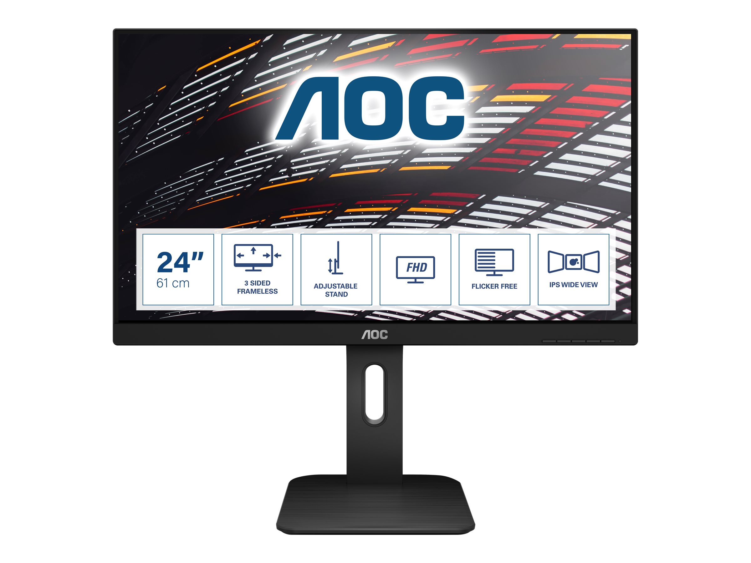 AOC X24P1 24" IPS 1920 x 1200 (WUXGA) DVI VGA (HD-15) HDMI DisplayPort 60Hz