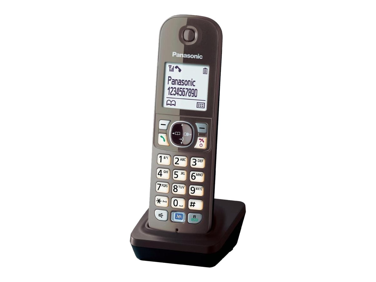 Panasonic KX-TGA681 Ekstra trådløst håndsæt Ingen nummervisning Brun