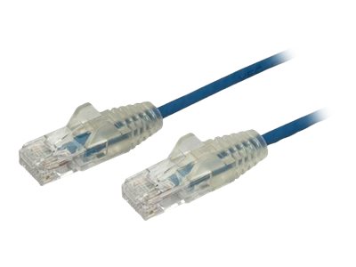 StarTech.com 3m CAT6 Cable - Blue Slim CAT6 Patch Cord - Snagless - LSZH CAT 6 3m Patchkabel Blå