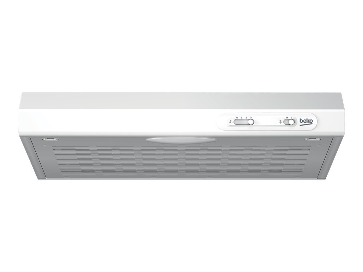 Beko CFB 5310 W - Hætte - standard - bredde: 50 cm - dybde: 47 cm - udtrækning og recirkulation (-)