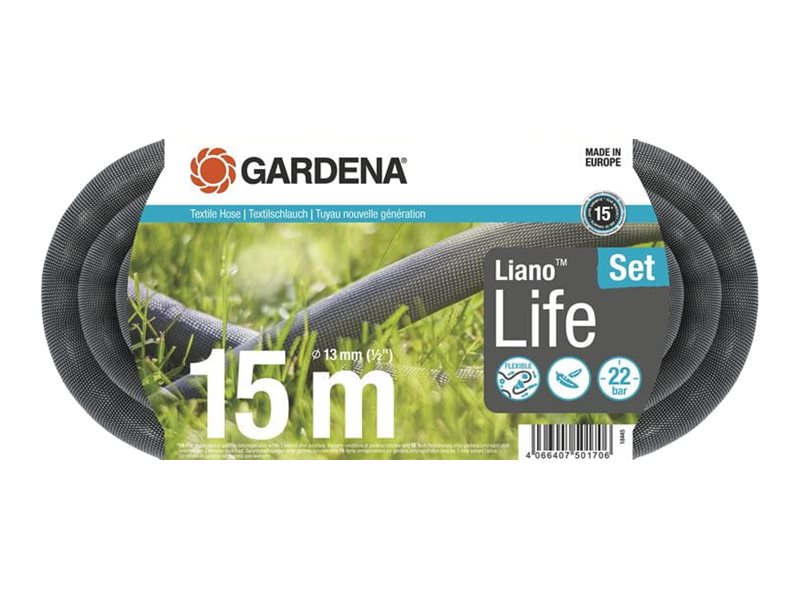 Gardena Liano haveslange 15 m - PVC, Ø13 mm