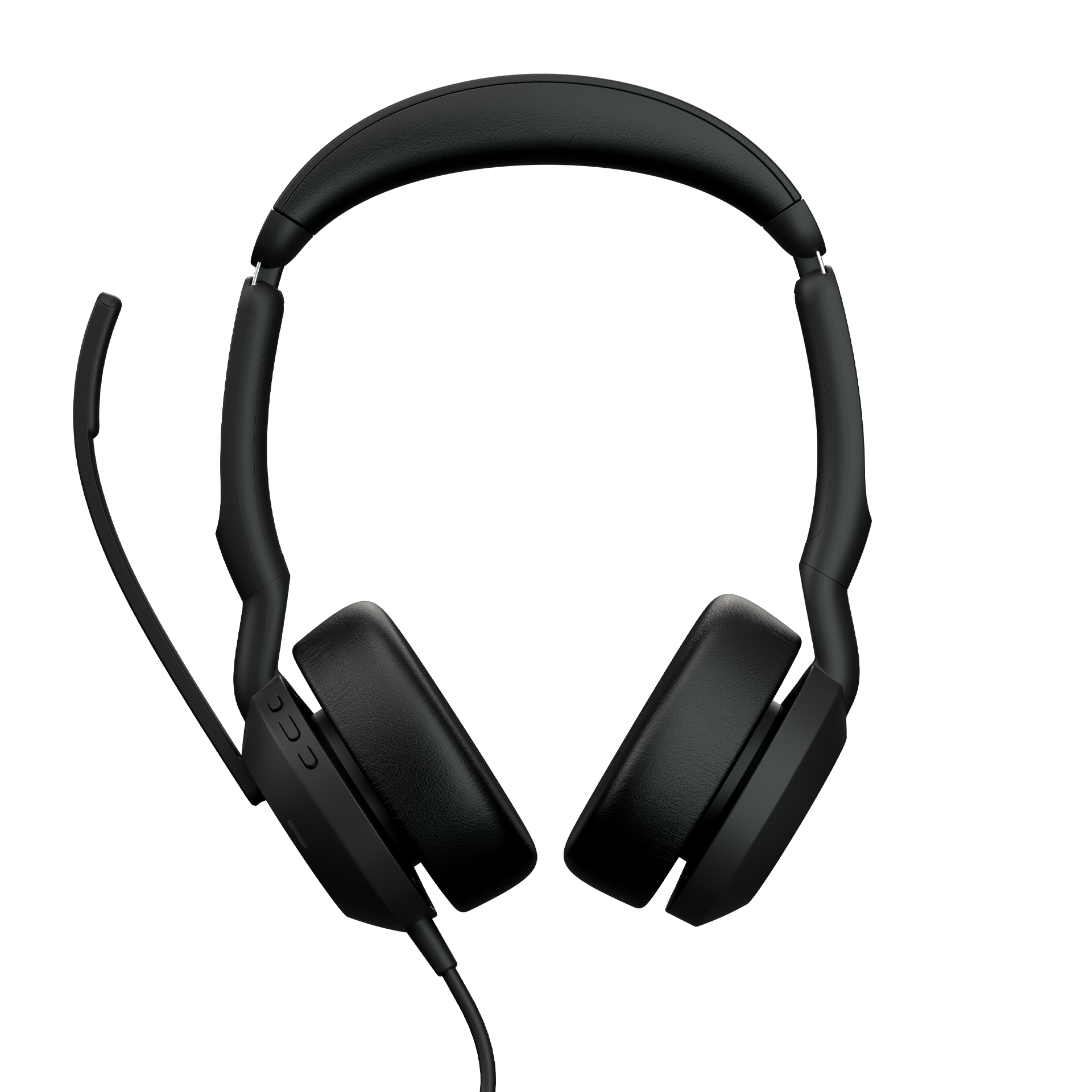 Jabra Evolve2 50 UC Stereo Kablet Høretelefoner Sort