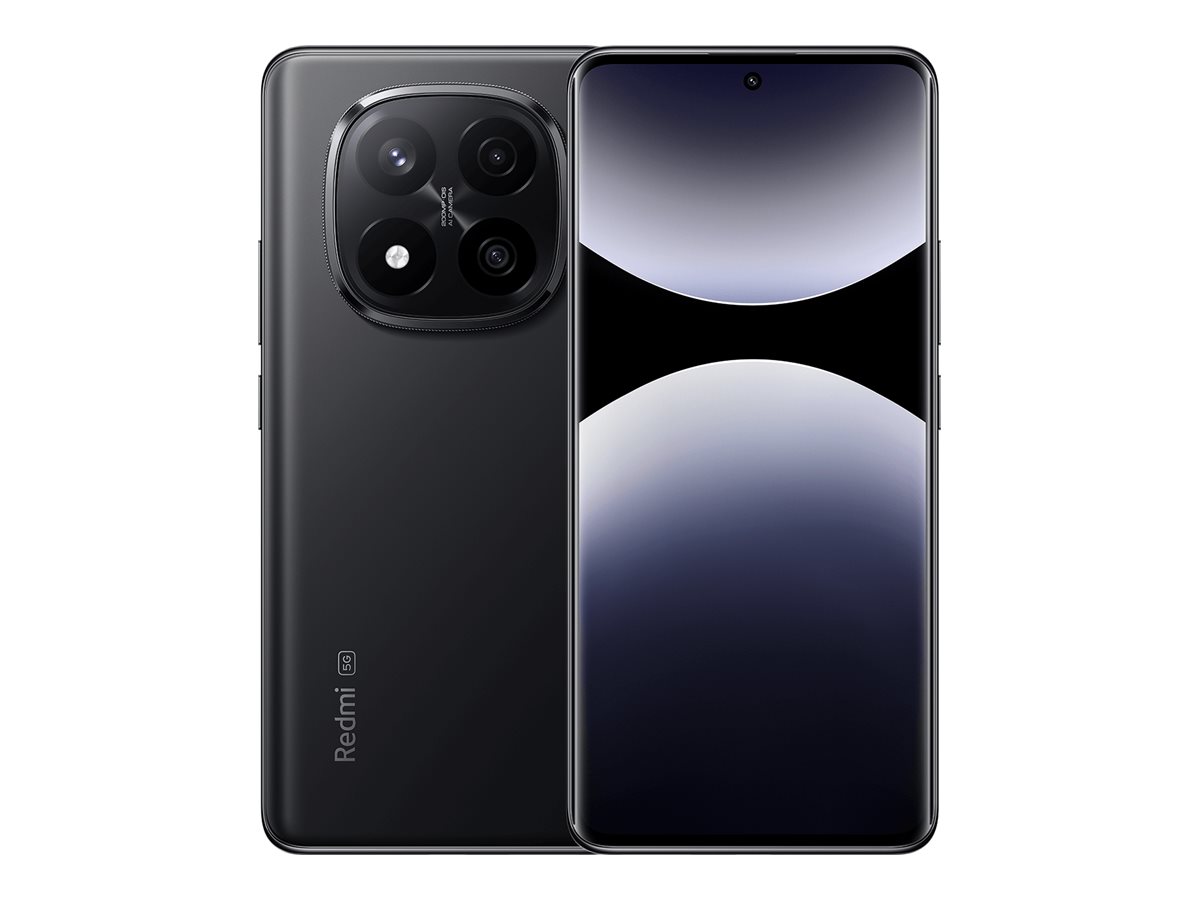 Xiaomi Redmi Note 14 Pro+ - 5G smartphone - dual-SIM - RAM 12 GB / Intern hukommelse 512 GB - OLED-skærm - 6.67 - 2712 x 1220 pixels (120 Hz) - 3x bagkamera 200 MP, 8 MP, 2 MP - front camera 20 MP - midnat sort