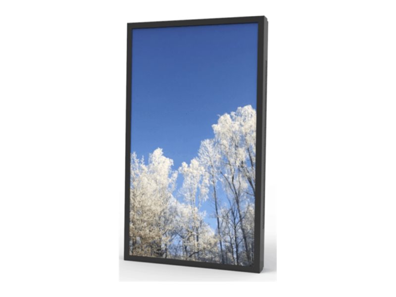 HI-ND enclosure - landscape/portrait - for flat panel - outdoor - black - Maks - Maks størrelse 55"