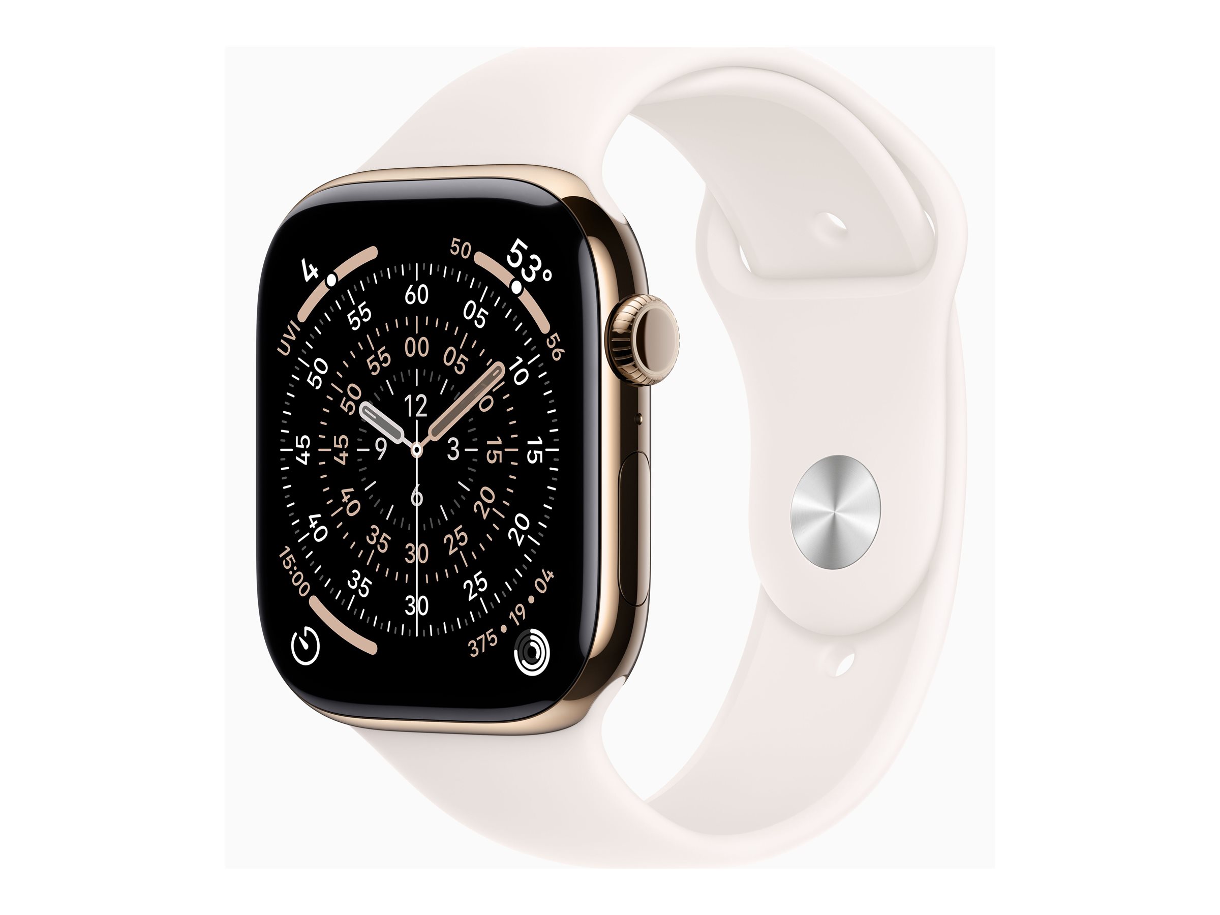 Apple Watch Series 11 (GPS + Cellular) 46 mm Guld Cream SmartWatch