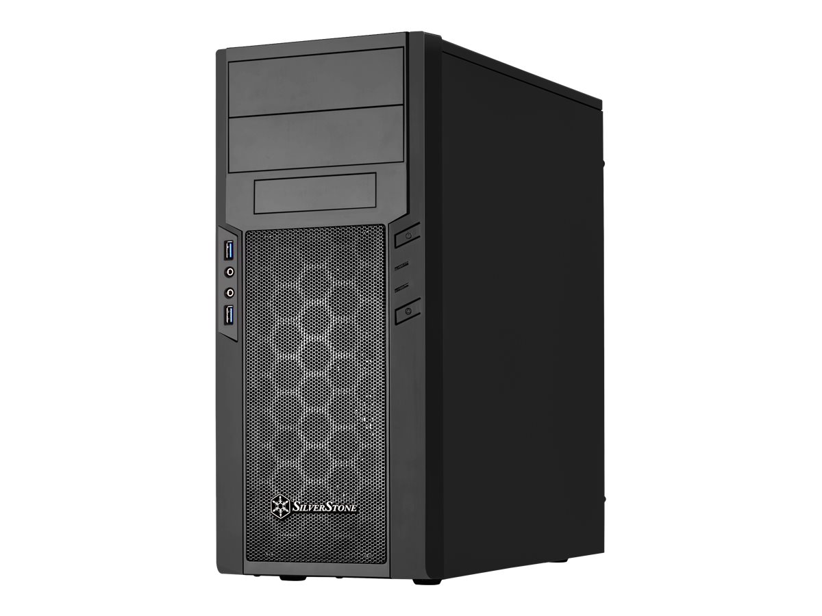 SilverStone Precision PS13 Tårn ATX Ingen strømforsyning Sort