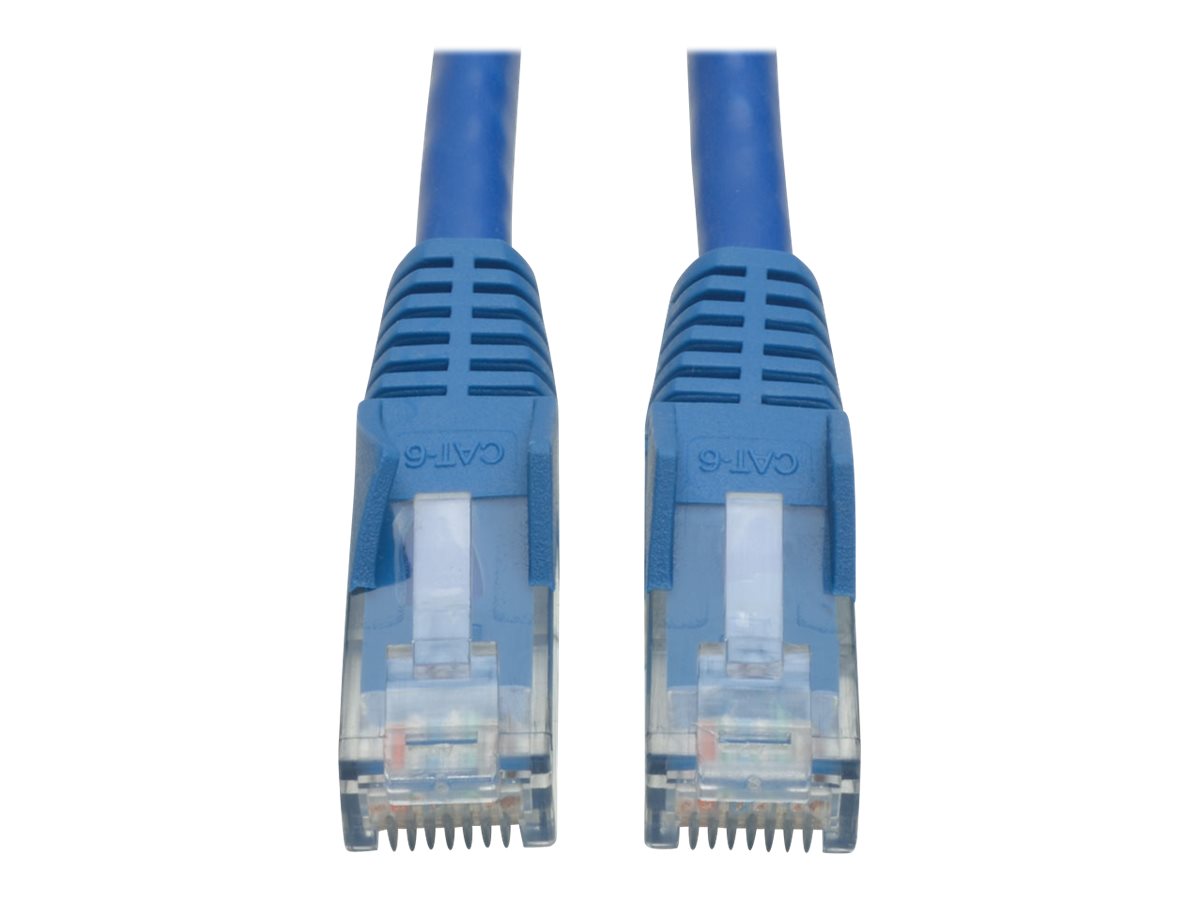 Eaton Tripp Lite Series Cat6 Gigabit Snagless Molded (UTP) Ethernet Cable (RJ45 M/M), PoE, Blue, 3 ft. (0.91 m), 50-Piece Bulk Pack CAT 6 Ikke