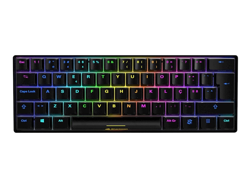 Sharkoon SKILLER SGK50 S4 Tastatur Mekanisk RGB Kablet Portugisisk