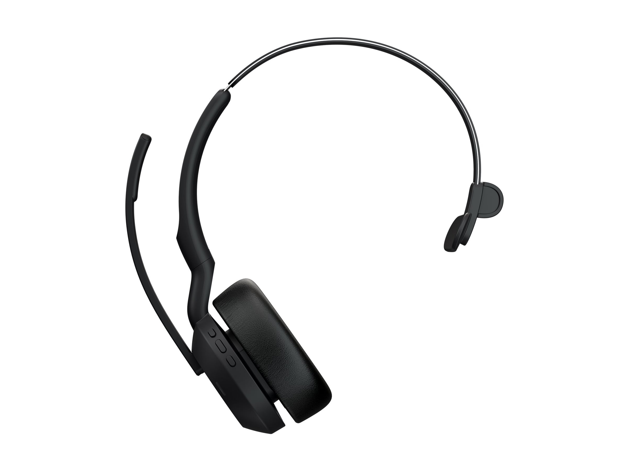 Jabra Evolve2 55 UC Mono Trådløs Høretelefoner Sort