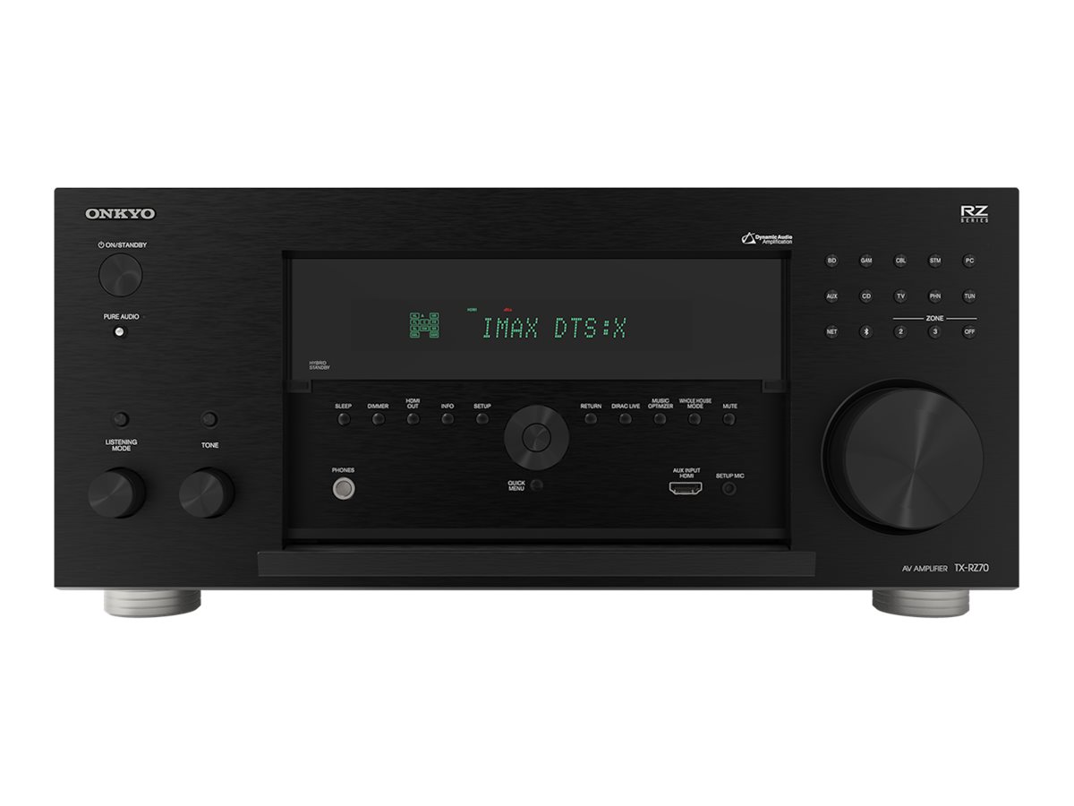 Onkyo TX-RZ70 - AV-netværksmodtager - 8K - 60 fps - HDR - 11.2 kanal - 11 x 140 Watt